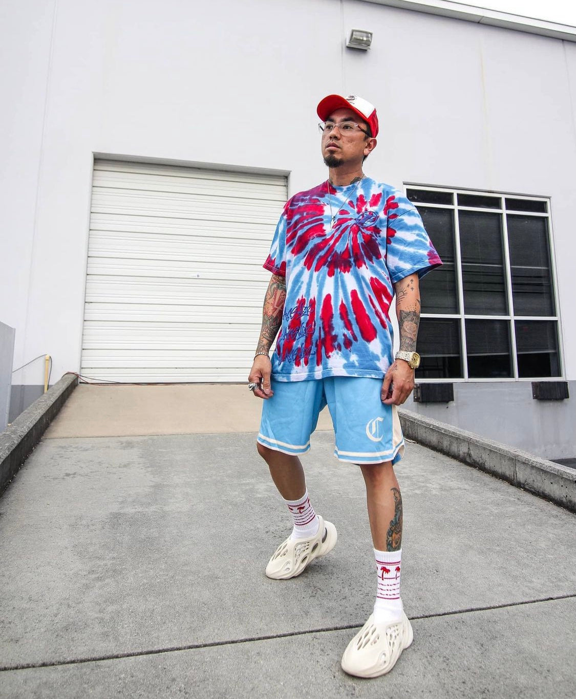 Basketball Shorts — Olympic Blue/Cream
