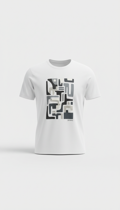 Narrative Graphic Tee in Chalk White