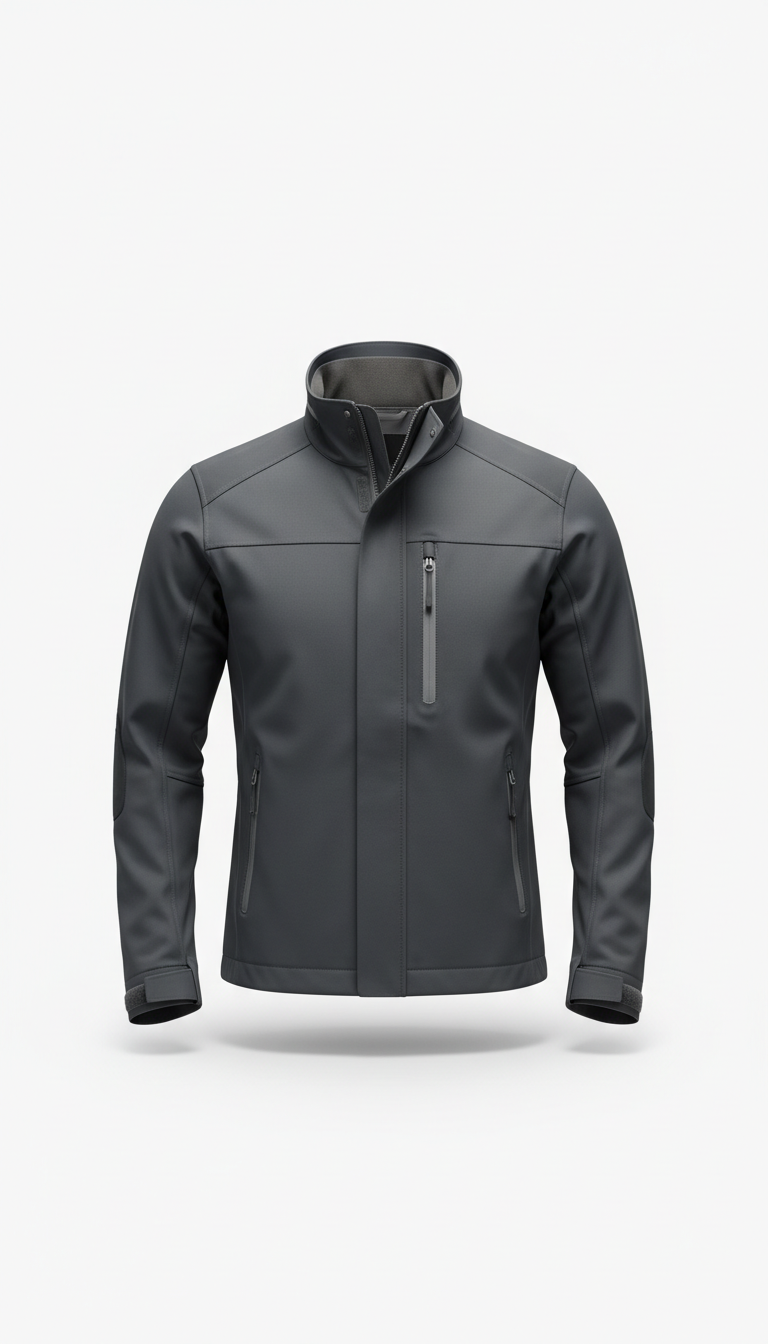 Technical Utility Jacket in Graphite