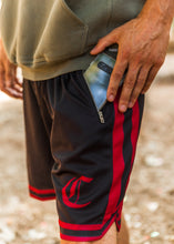 Men's Basketball Shorts - Flame Red/Black