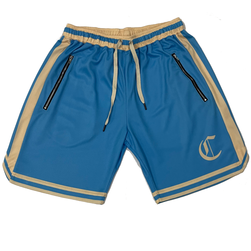 Basketball Shorts — Olympic Blue/Cream
