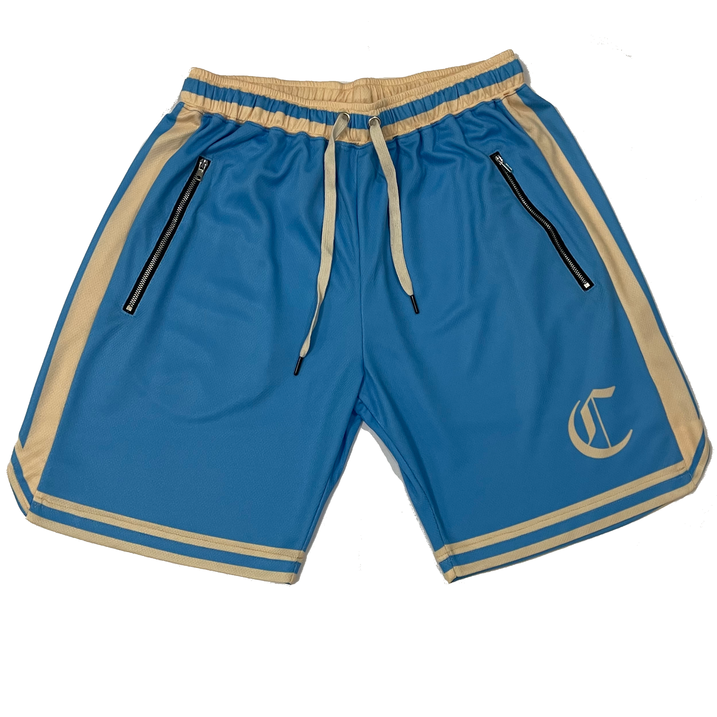 Basketball Shorts — Olympic Blue/Cream