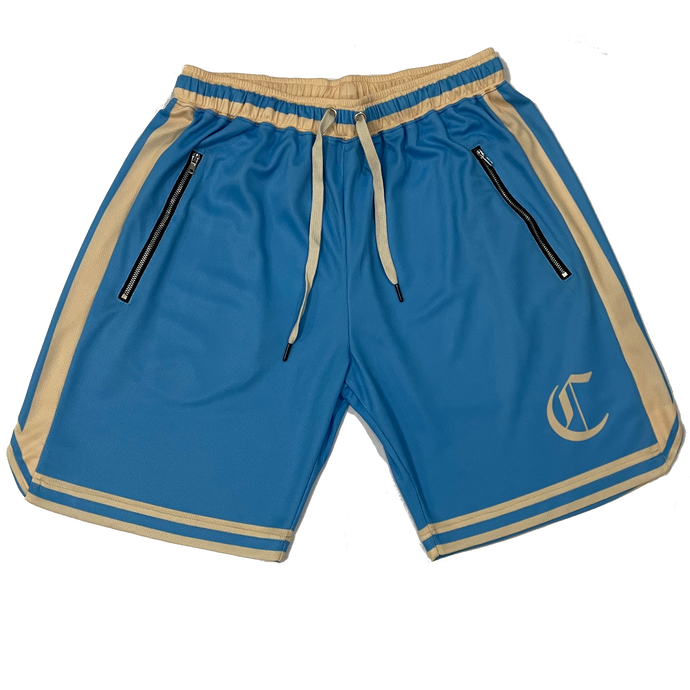Men's Basketball Shorts - Olympic Blue/Cream